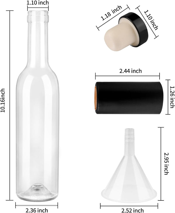 Elegant Glass Bottles Set